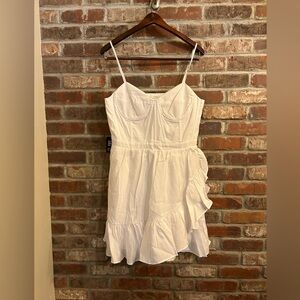 Express dress white new with tags size 14